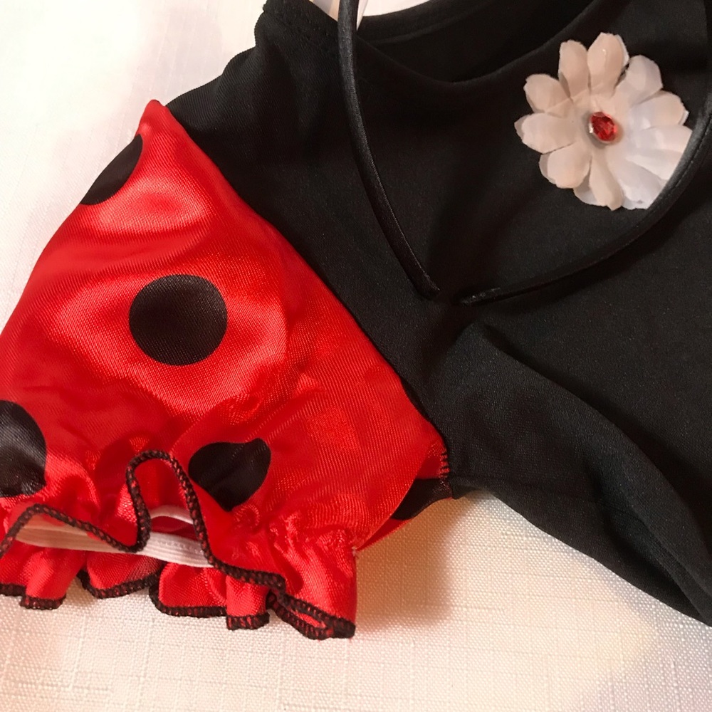 SALE Ladybug costume girls dress small toddler HALLOWEEN - Picture 3 of 8